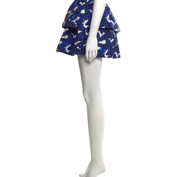 MSGM Printed Mini Skirt Size: S | US2, IT38 - Picture 2 of 3